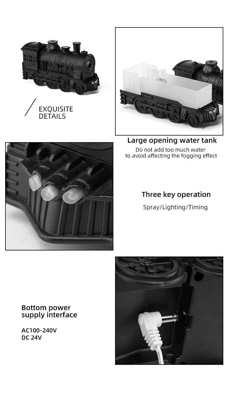 Train/Cannon Essential Oil Aroma Diffuser