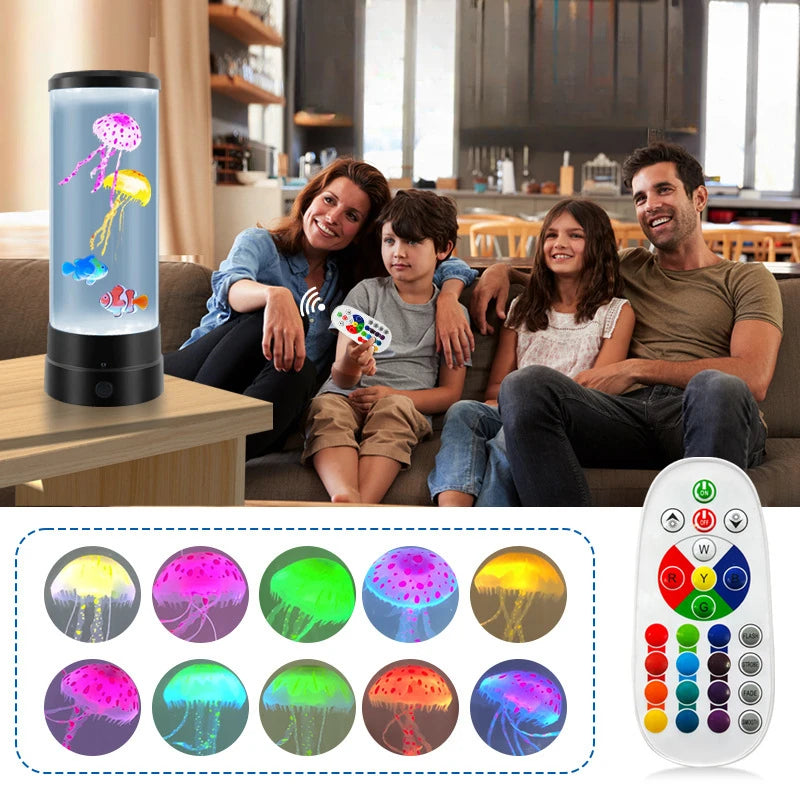 LED Jellyfish Night Light