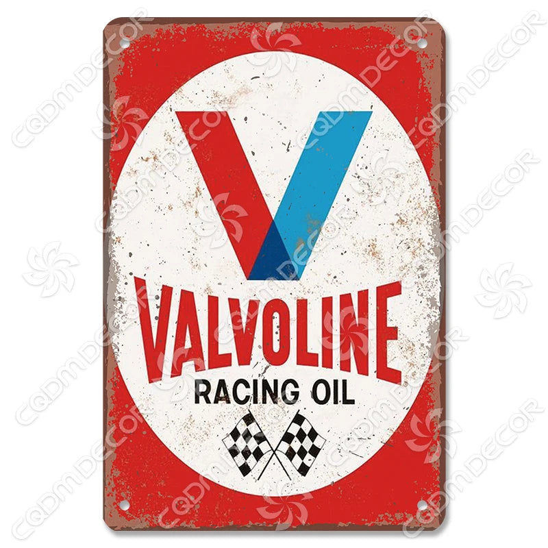 Vintage Gas Station Metal Signs