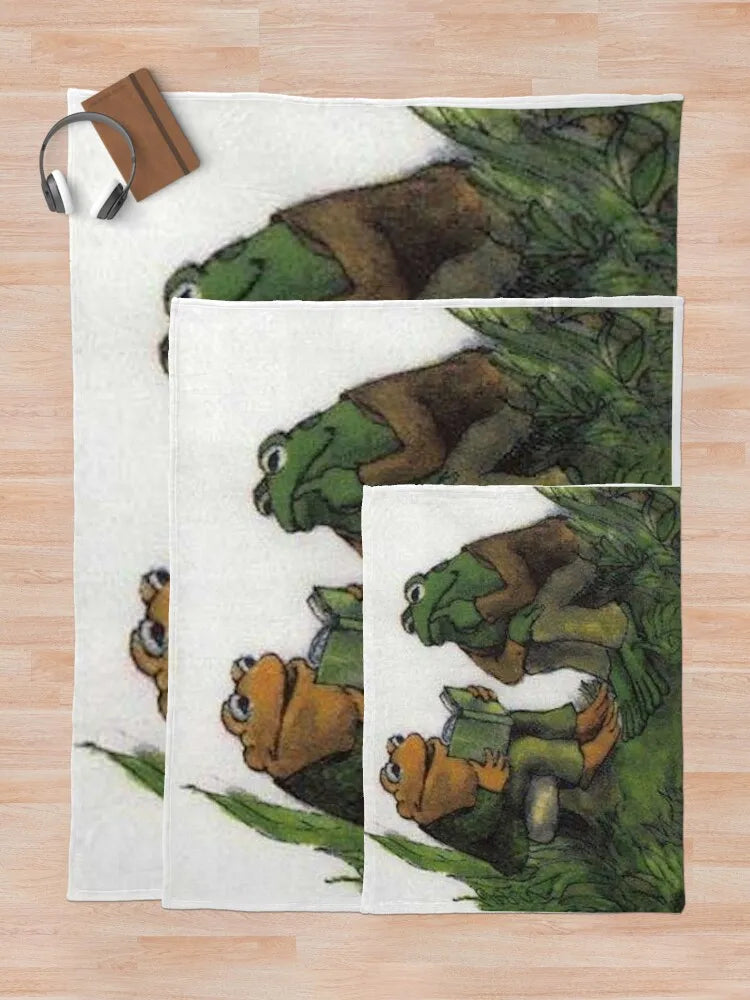 Frog and Toad Throw Blanket