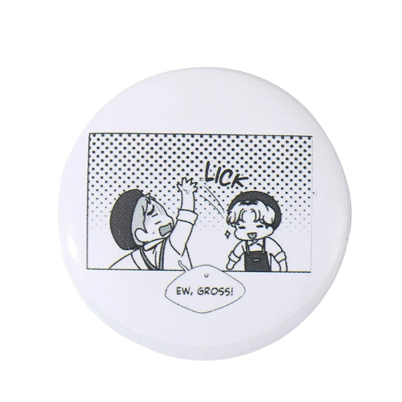 Internet Culture Tinplate Pins