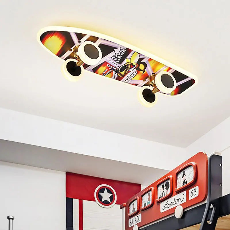 Skateboard Ceiling Light