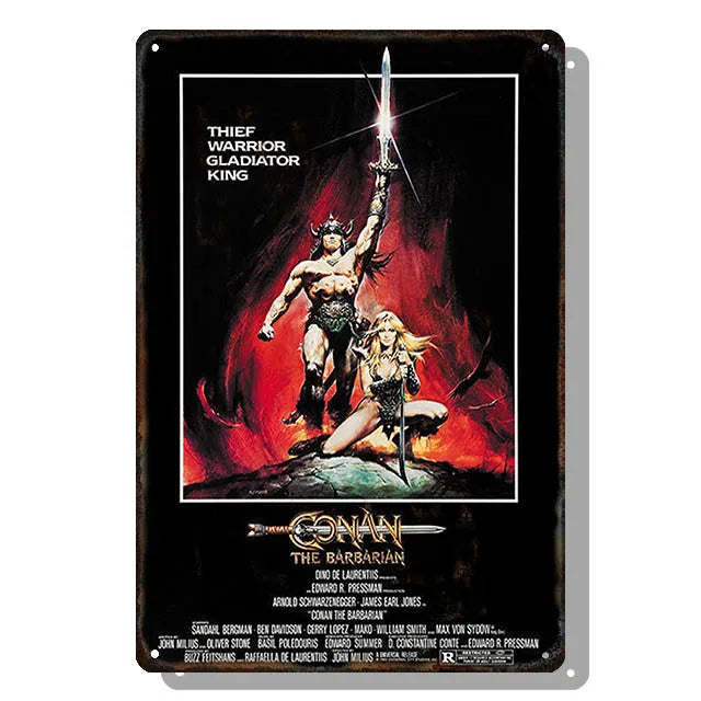 Popular Movie Metal Signs