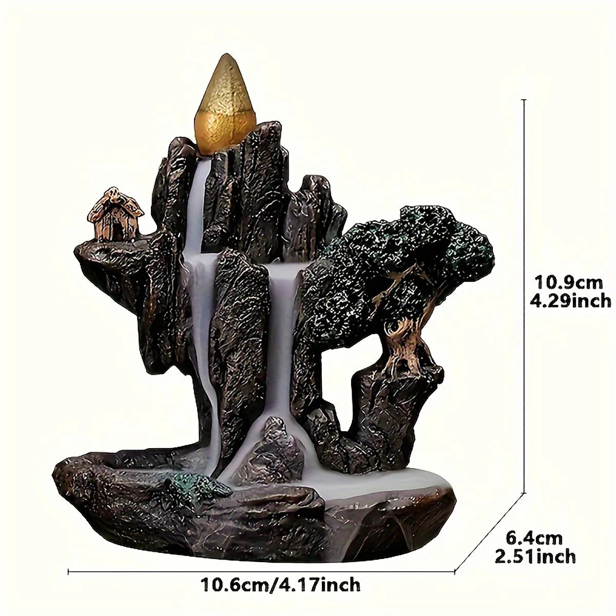 Incense Fountain Burner (with cones)