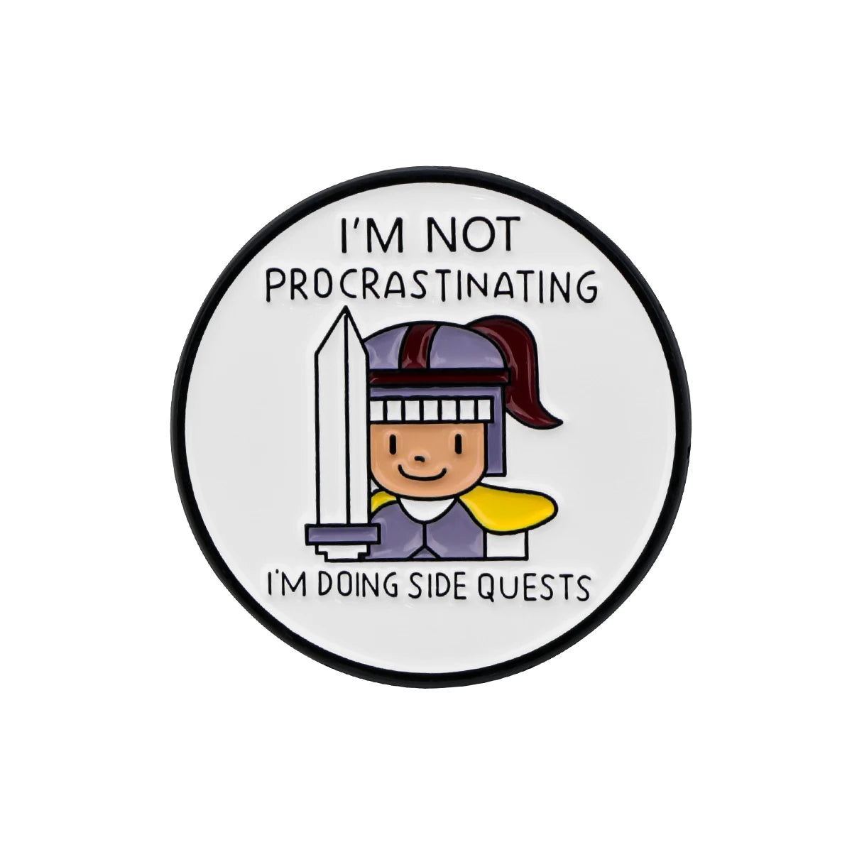 Funny Phrase Enamel Pins