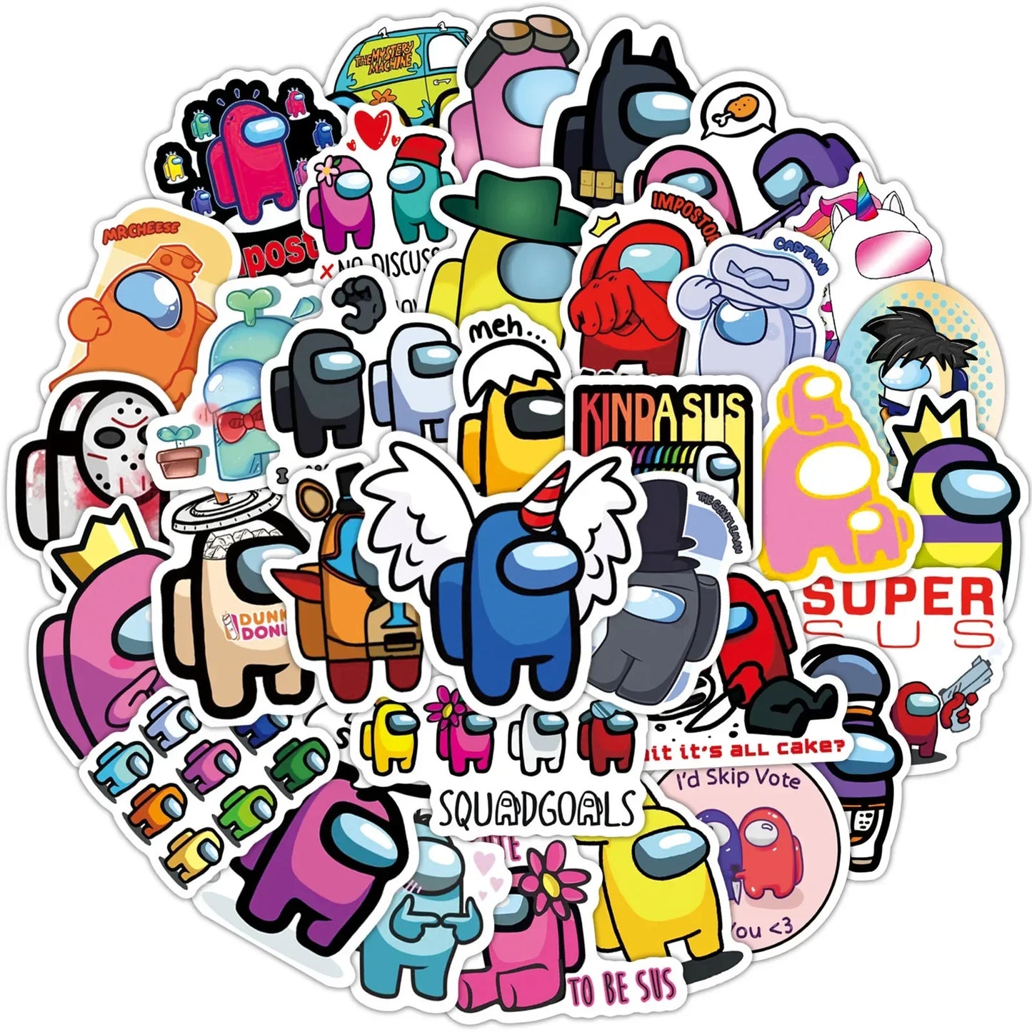 50Pcs Among Us Stickers