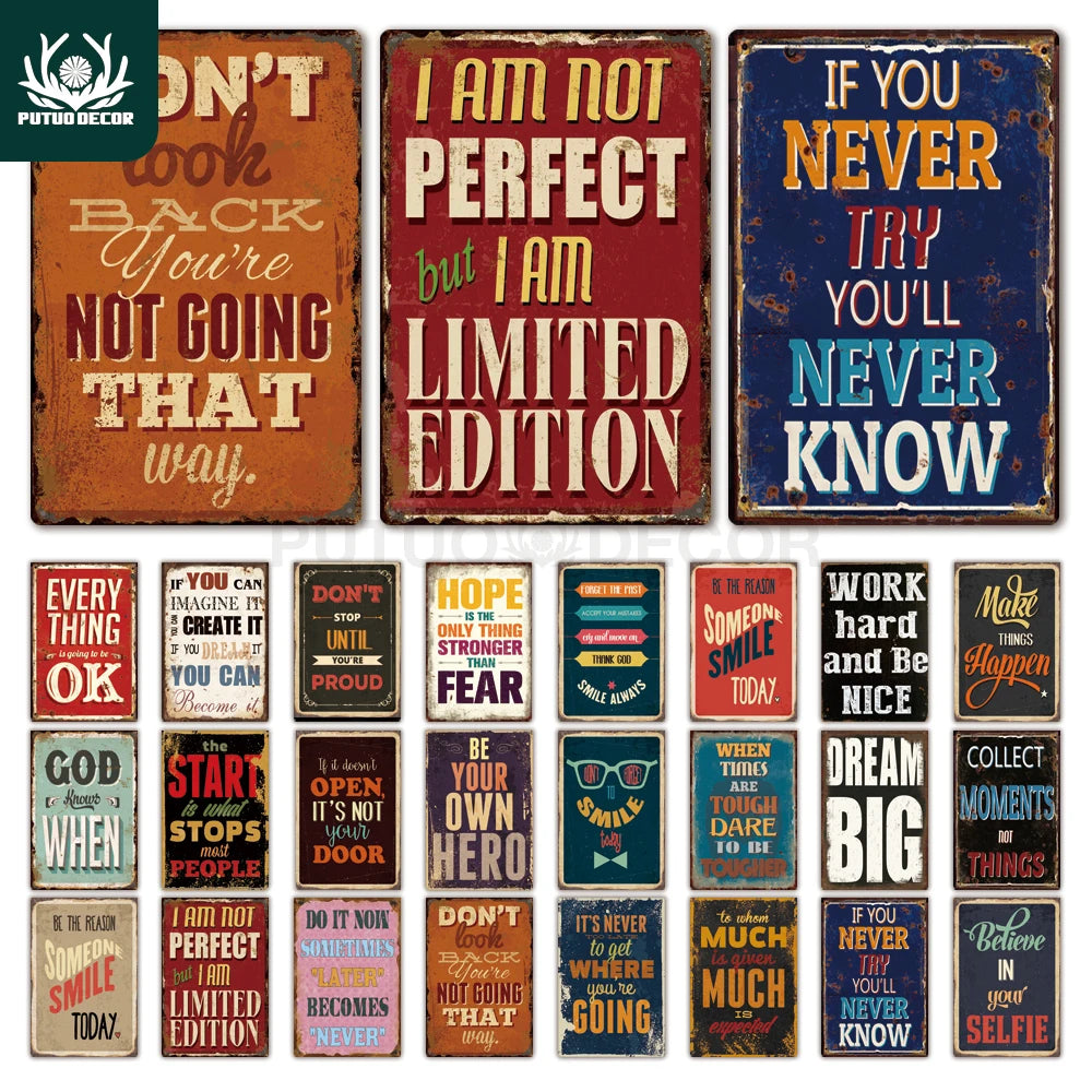 Quotes Metal Signs
