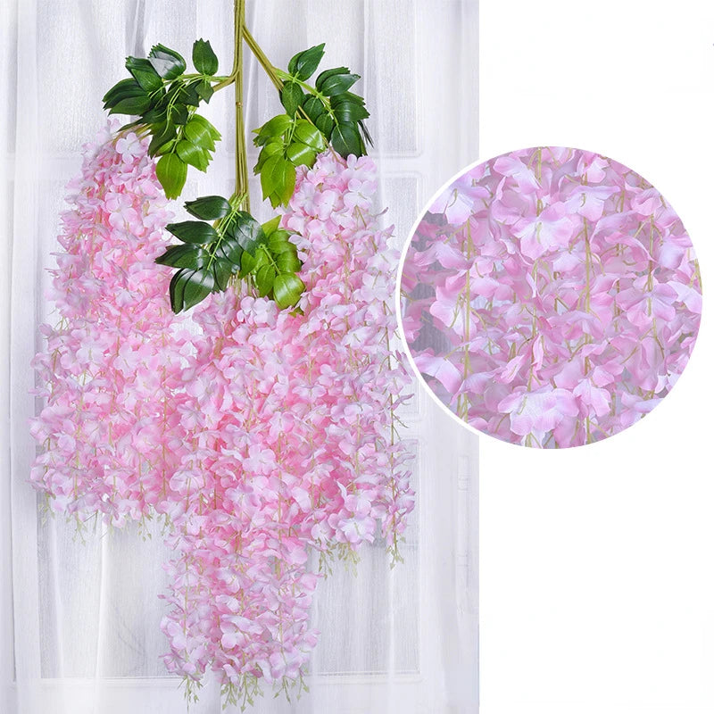 12pcs Artificial Wisteria Flowers