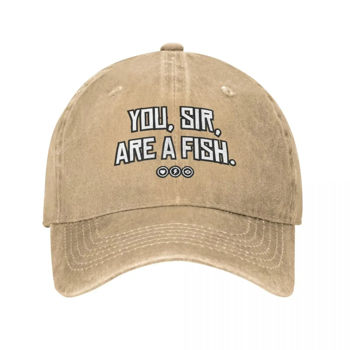 "You, sir, are a fish" Cap