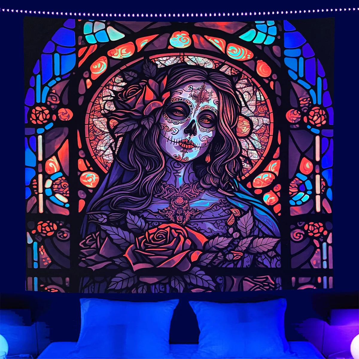 Psychedelic UV Reactive Tapestries