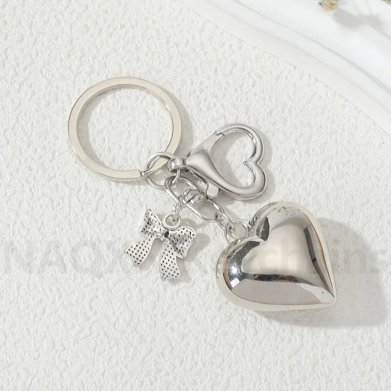 Y2k Big Heart Keychain
