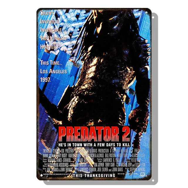 Popular Movie Metal Signs