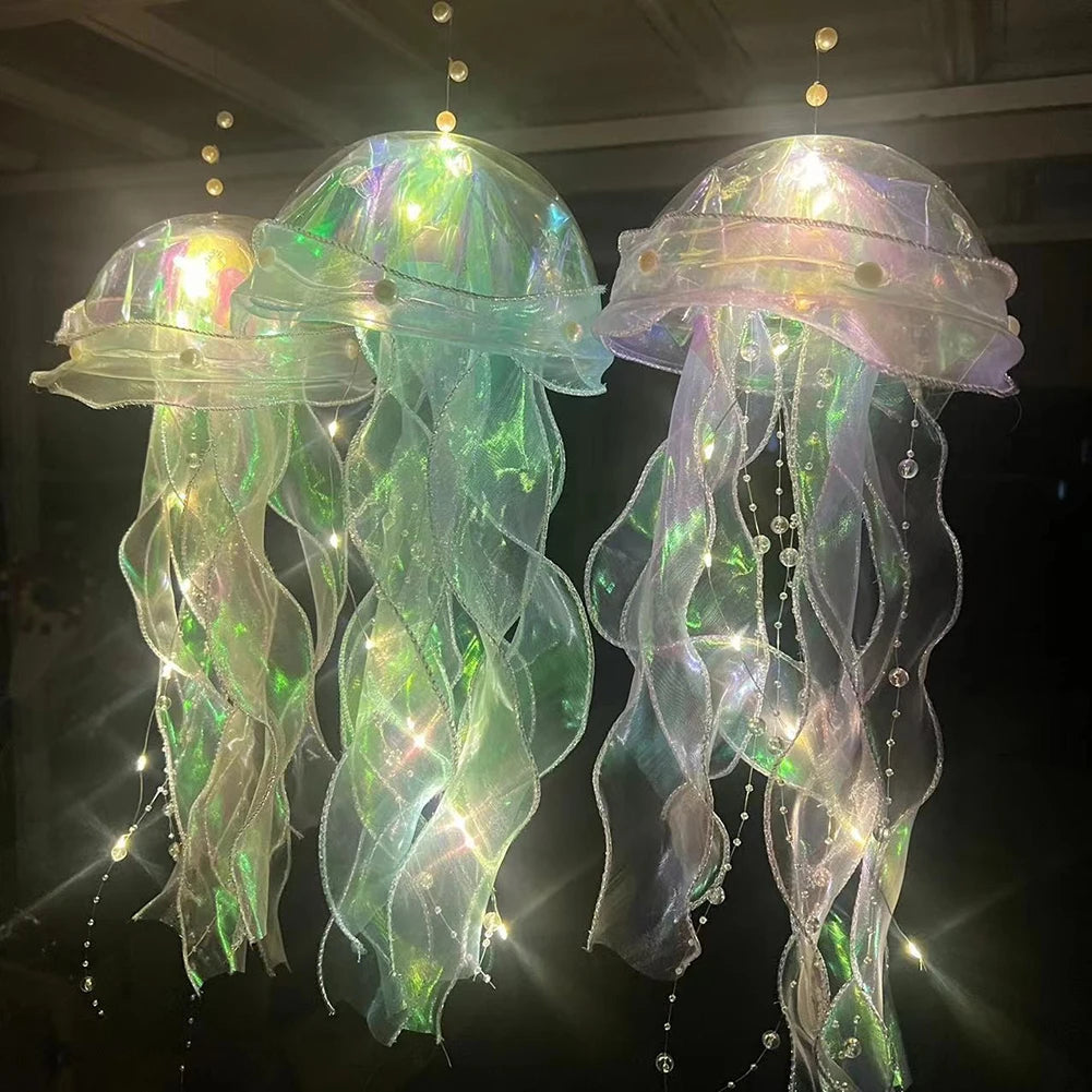 Hanging Jellyfish Bedroom Lamp
