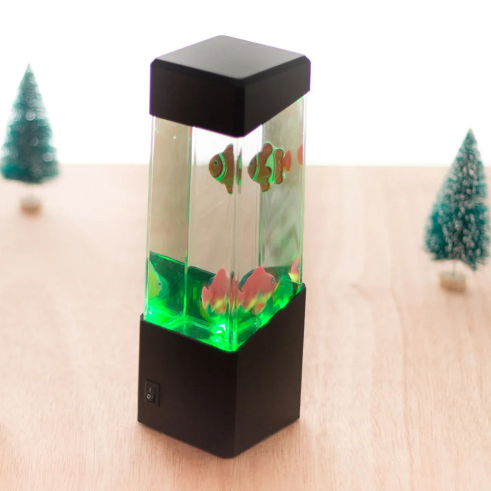 Color Changing LED Fish Tank Night Light