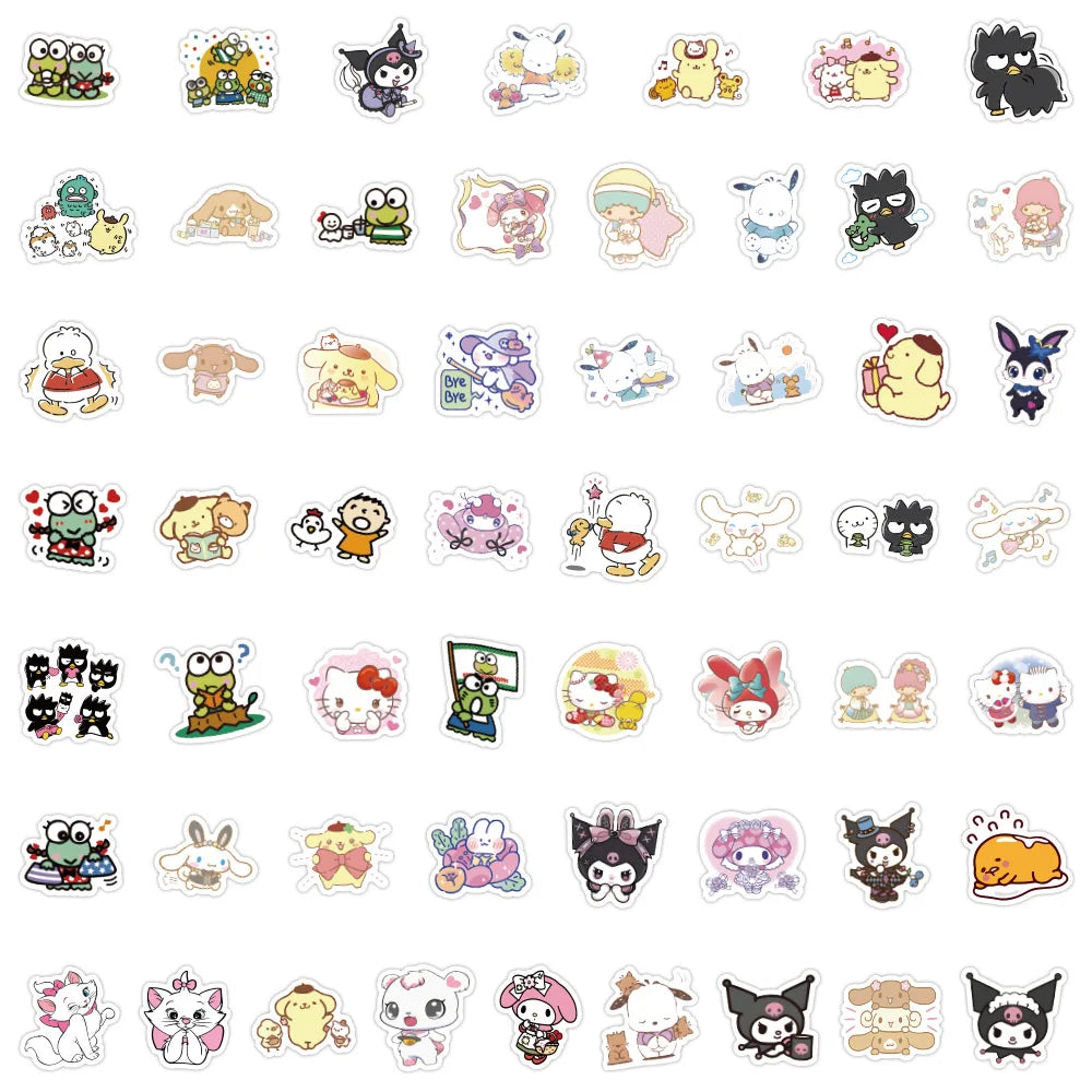 100/200/300Pcs Sanrio Hello Kitty Stickers