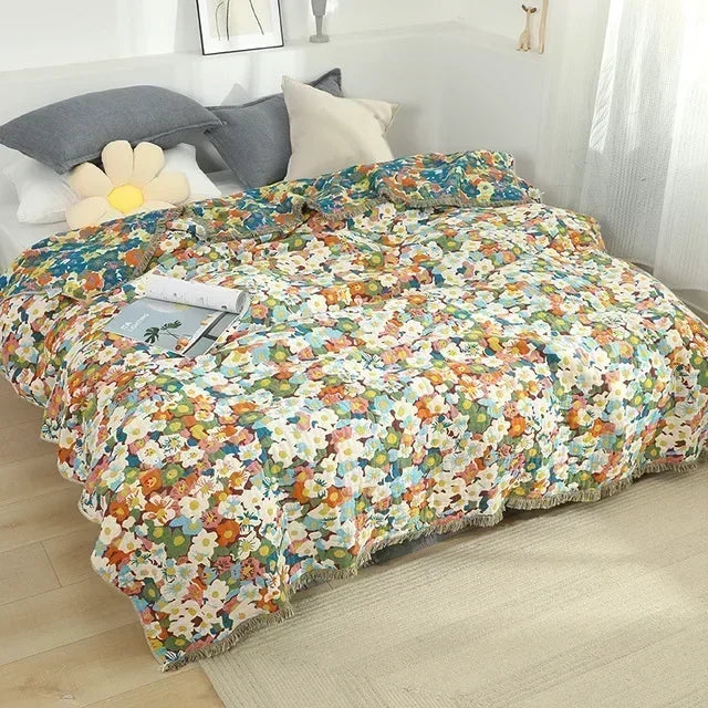 Nordic Bedspread with Tassels