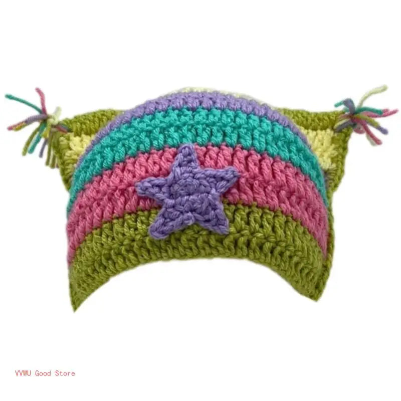 Awesome Knit Hat with Dangles