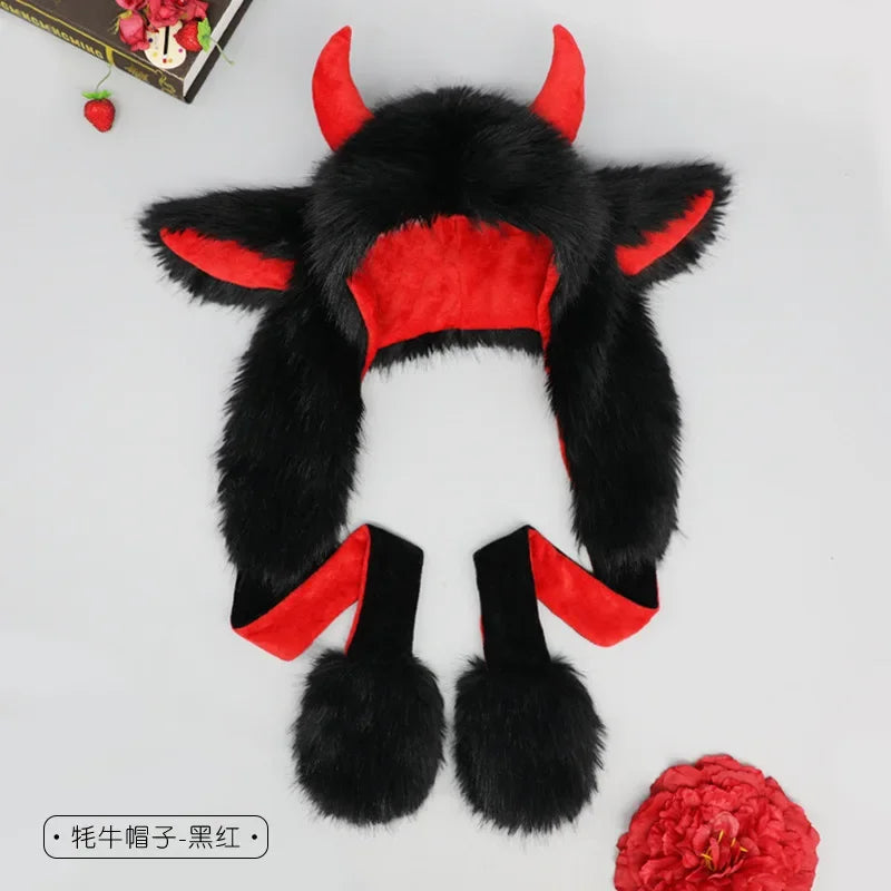 Red/Black Yak Hat