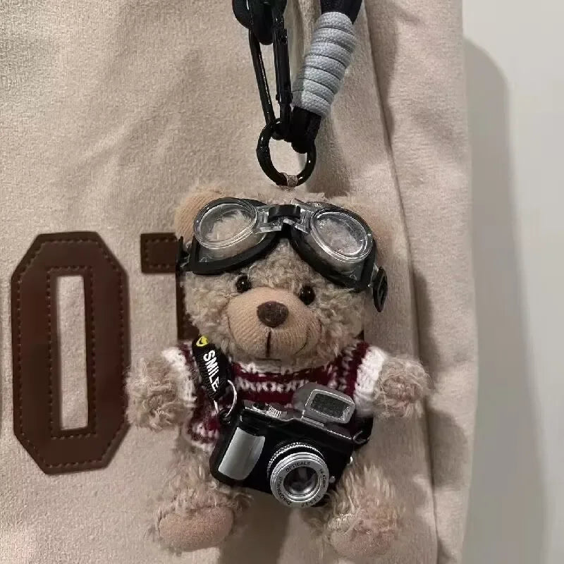 Pilot Bear Keychain