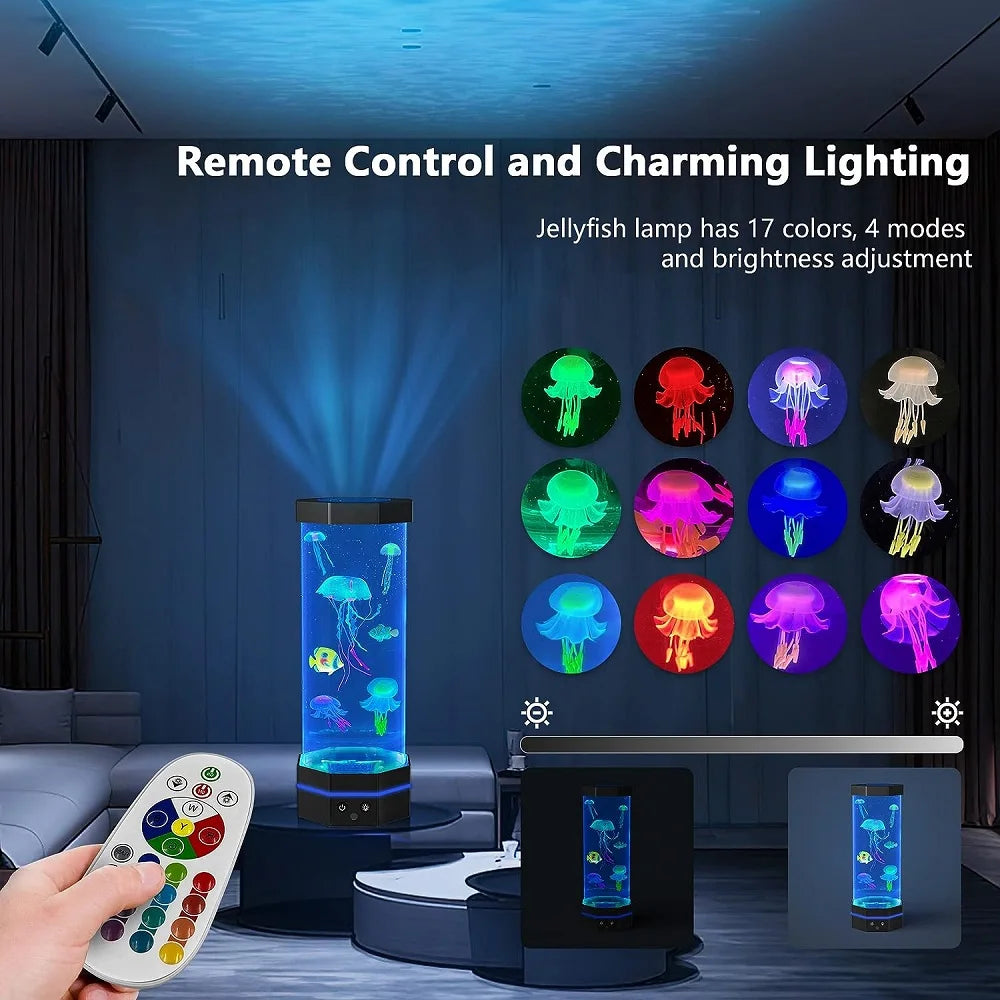 LED color changing Jellyfish Lamp