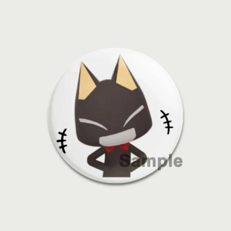 58/44/32MM Animal Crossing Cat Pins