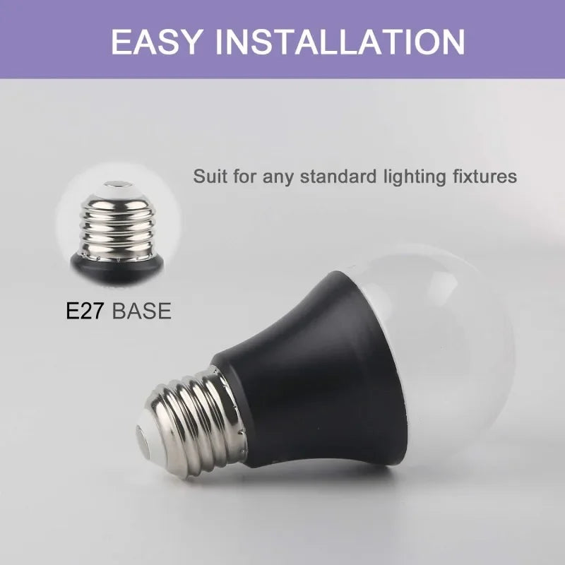 9W Led Black Light Bulb