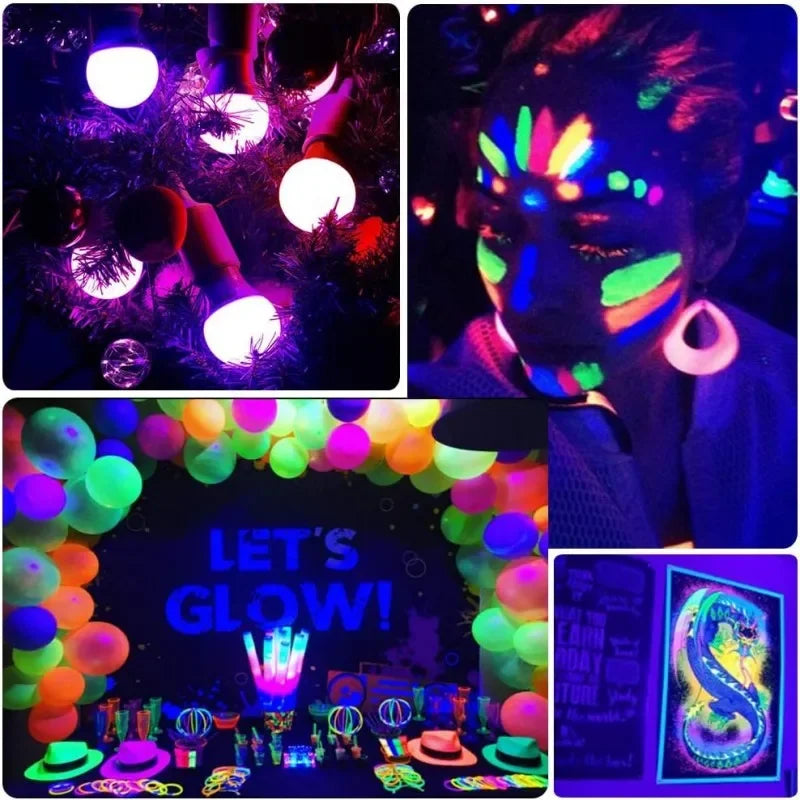 9W Led Black Light Bulb