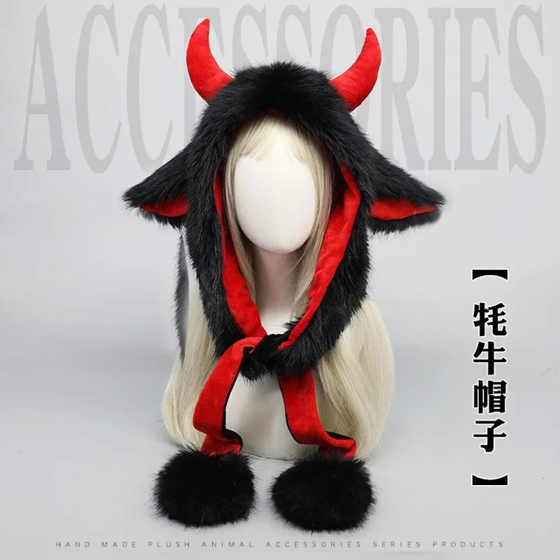 Red/Black Yak Hat