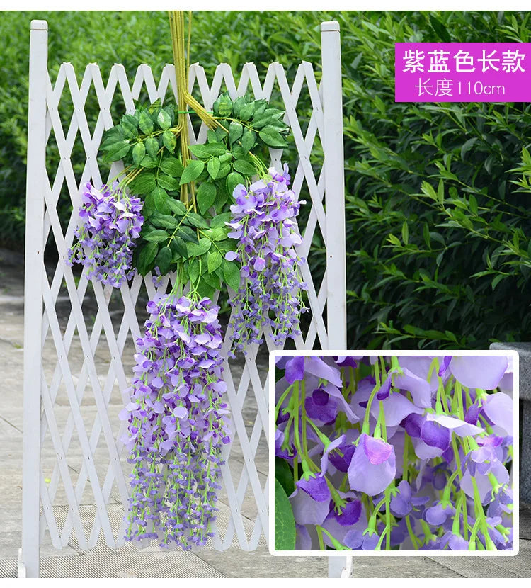 12pcs Artificial Wisteria Flowers