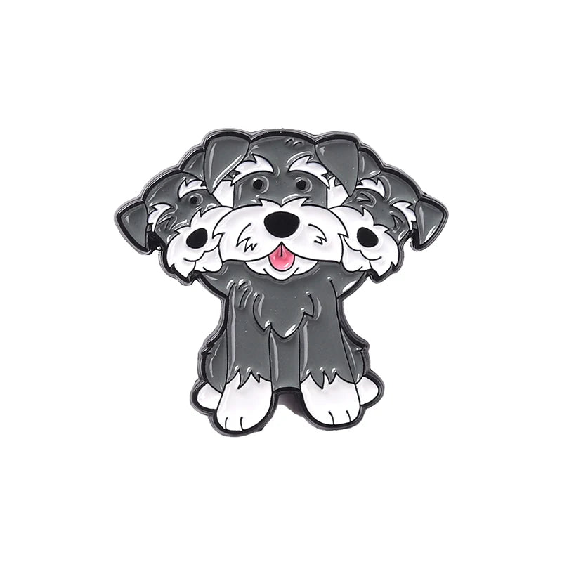 Cerberus Dogs Enamel Pins