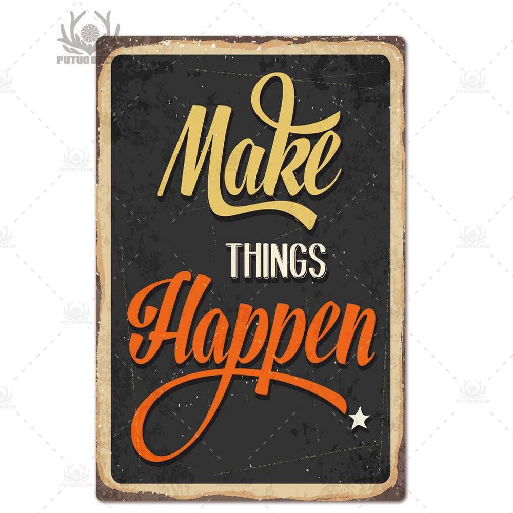Quotes Metal Signs