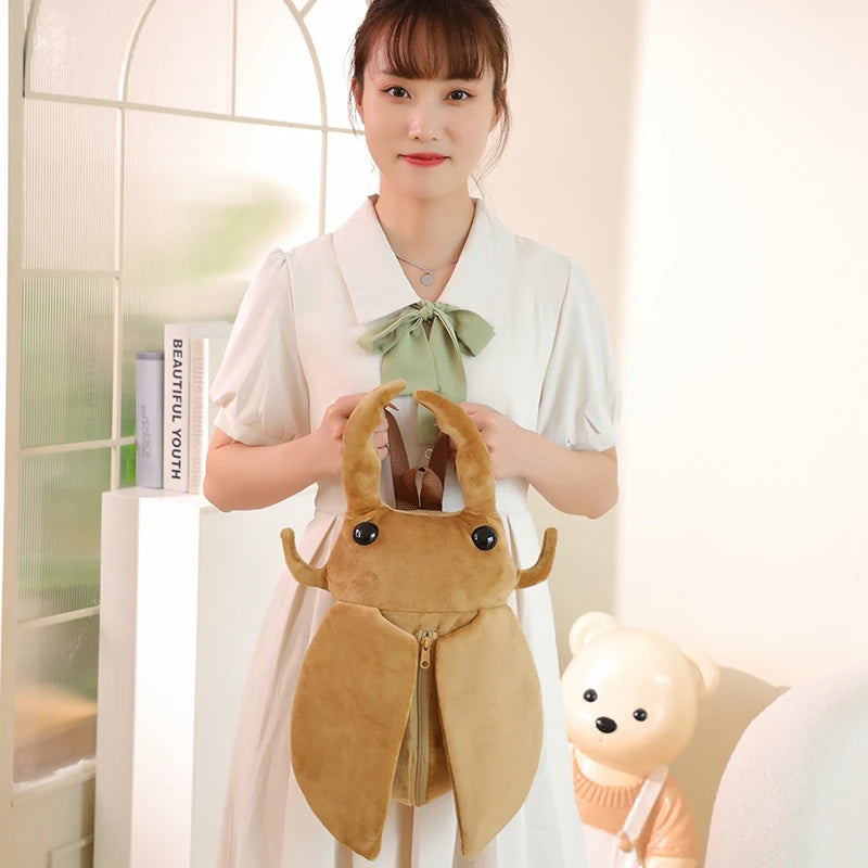 Plush Beetle Backpack