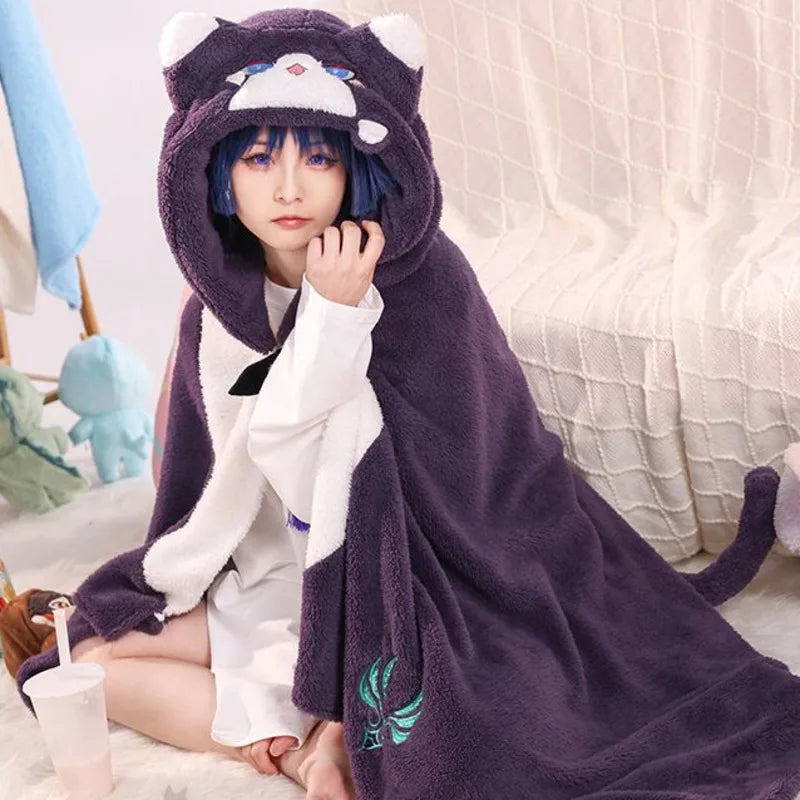 Genshin impact Blanket Hoodie