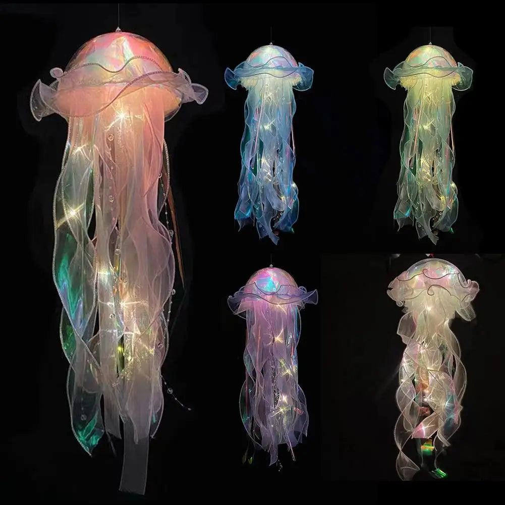 Hanging Jellyfish Bedroom Lamp