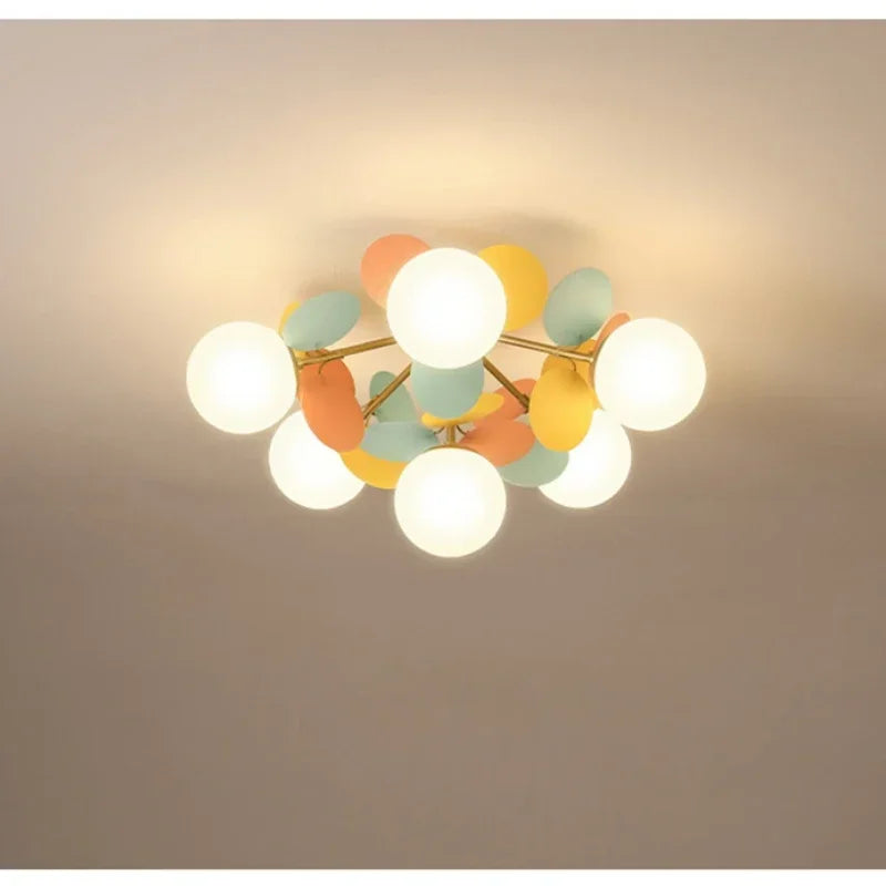Modern Glass Ball Chandelier