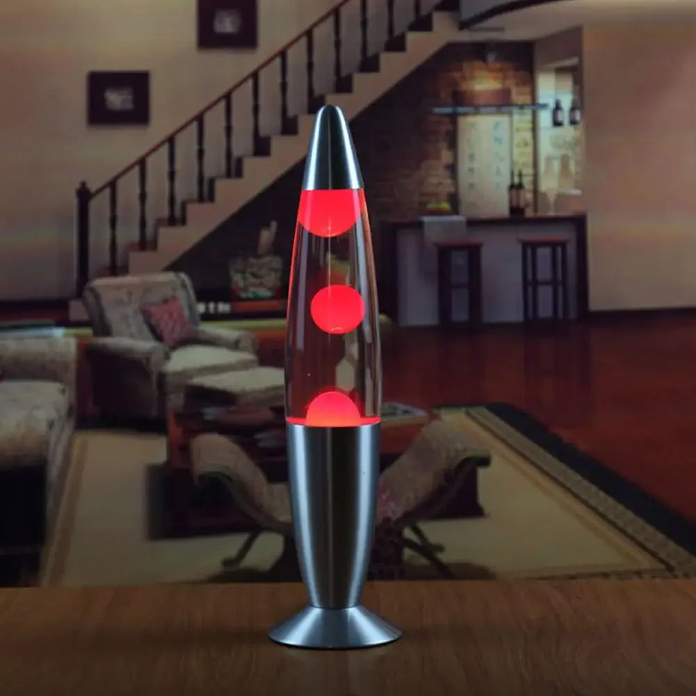 LED Volcano Lava Lamp Aluminum