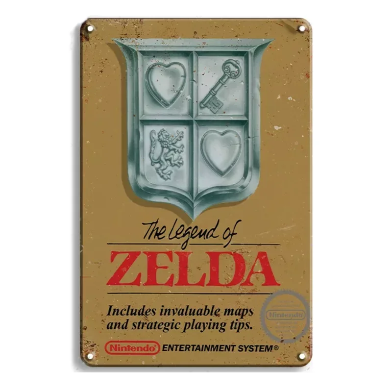 Retro Game Metal Signs