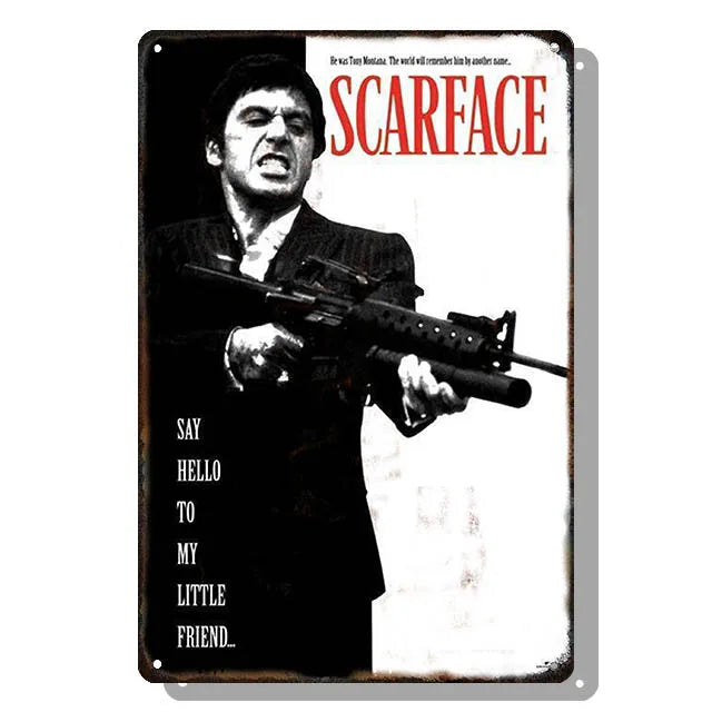Popular Movie Metal Signs