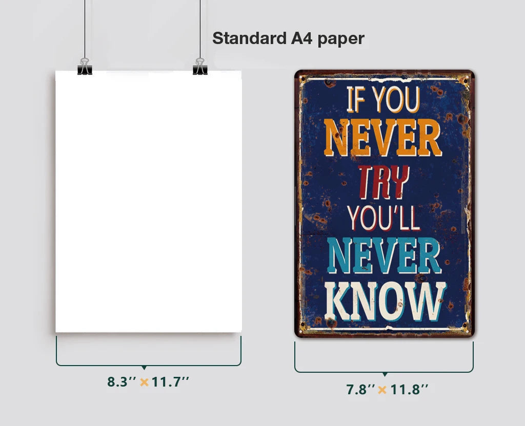 Quotes Metal Signs