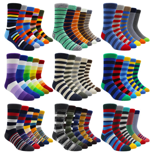 5pack Striped Long Socks