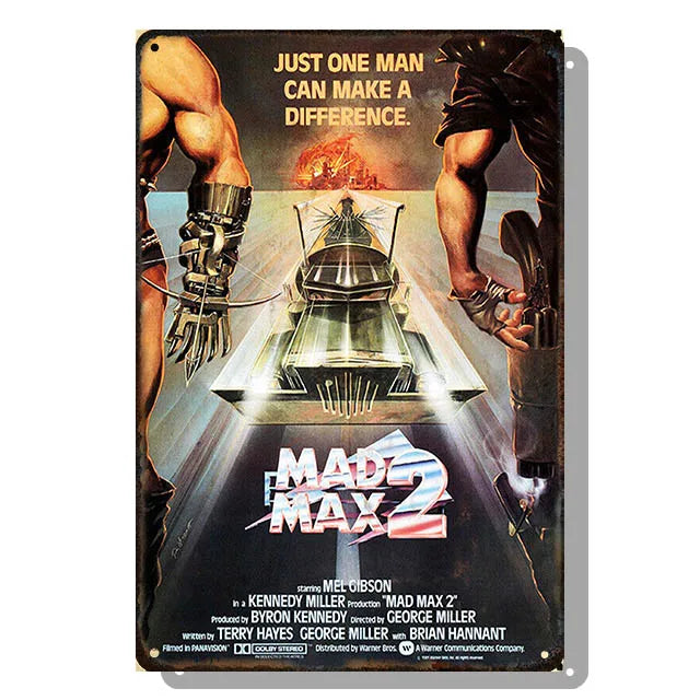 Popular Movie Metal Signs
