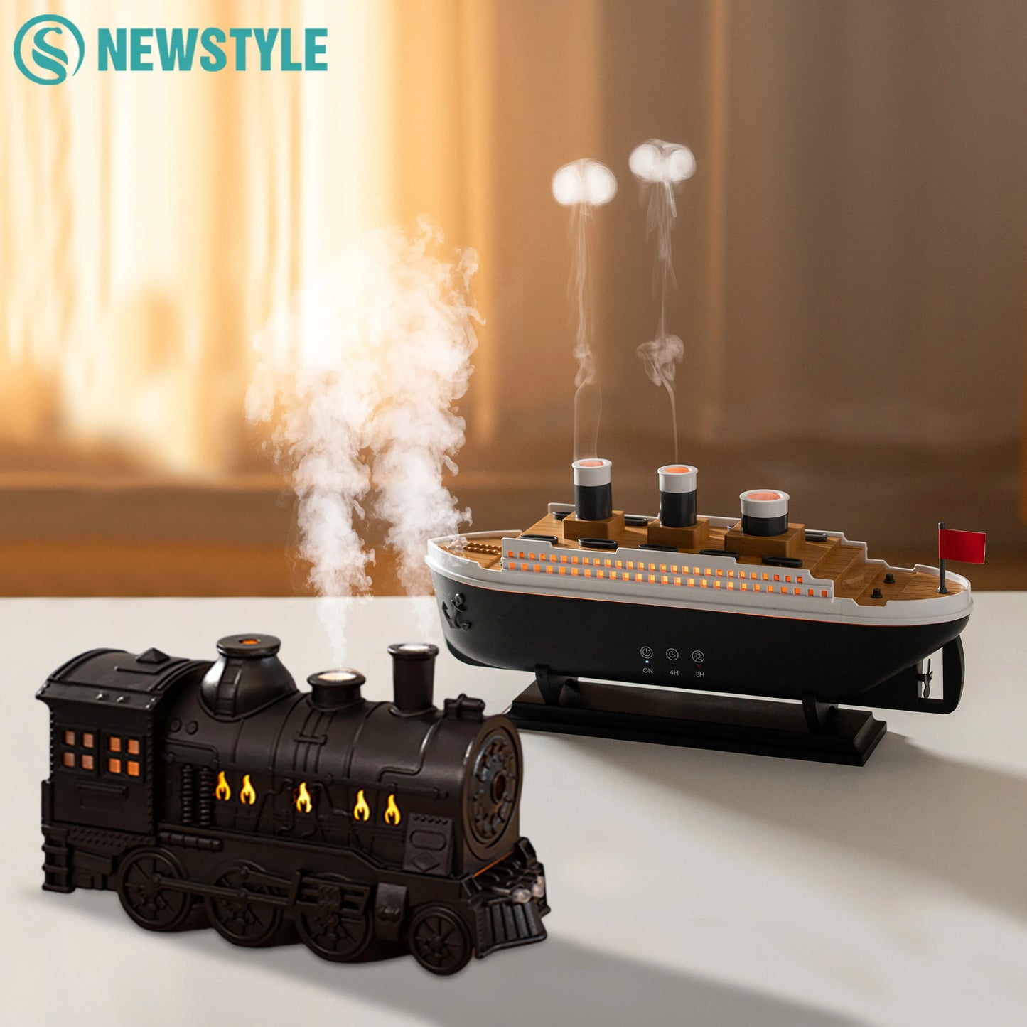 Train/Cannon Essential Oil Aroma Diffuser