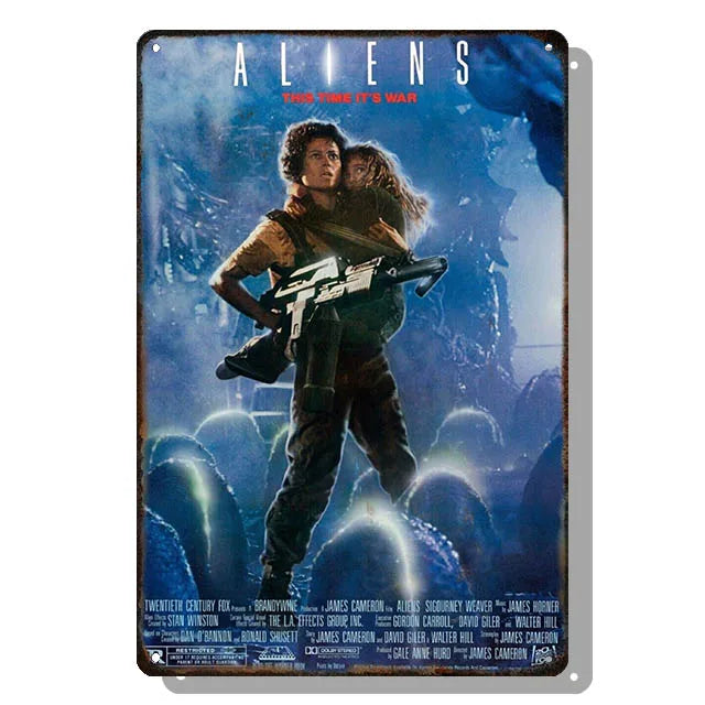 Popular Movie Metal Signs