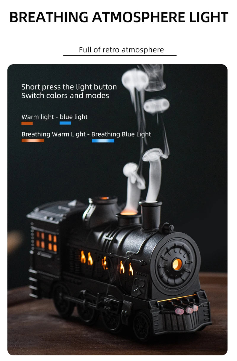 Train/Cannon Essential Oil Aroma Diffuser