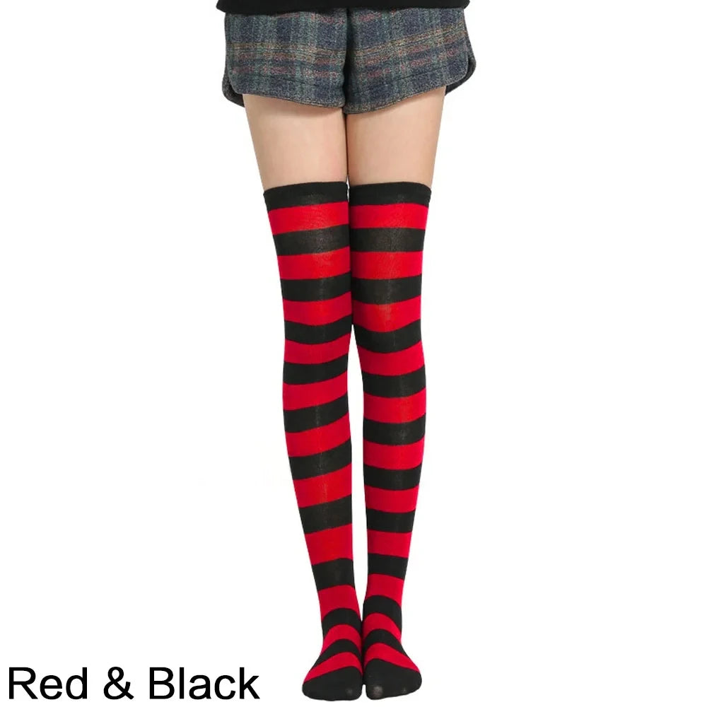 Knee High Striped Stockings