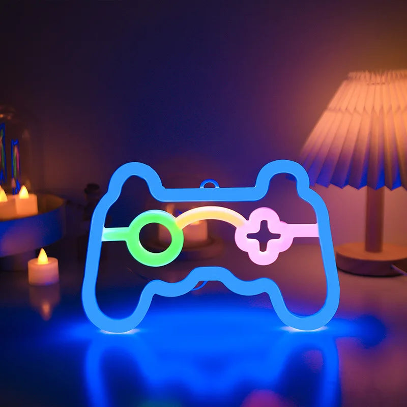 Neon Game Controller LED Sign