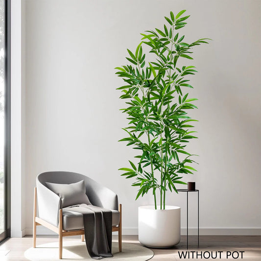 Artificial Green Bamboo Branches
