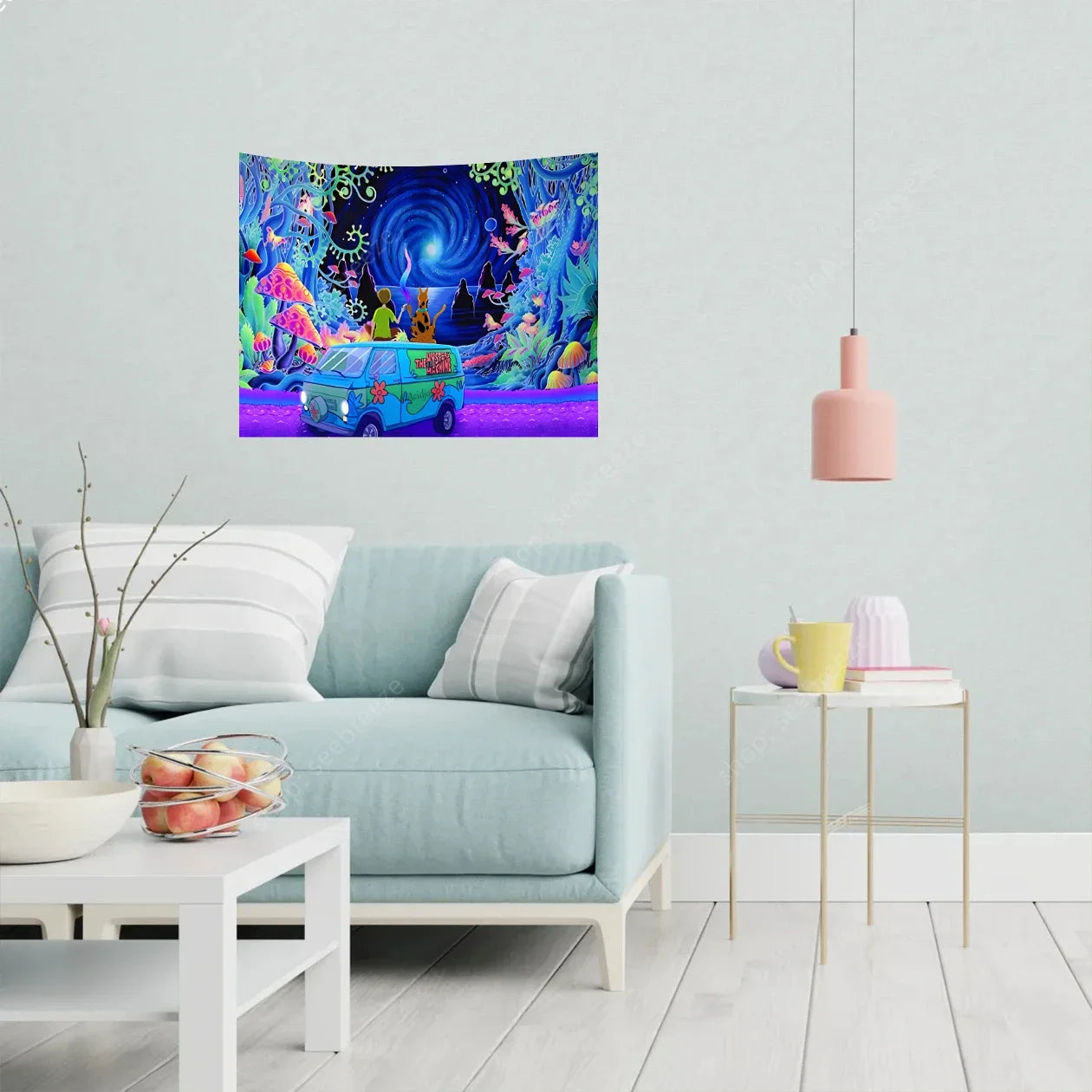 Scooby Doo Psychedelic Tapestry