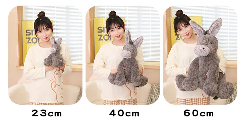 Grey Donkey Plushie