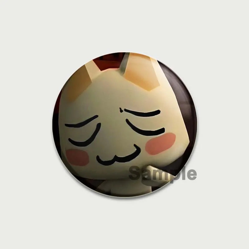 58/44/32MM Animal Crossing Cat Pins